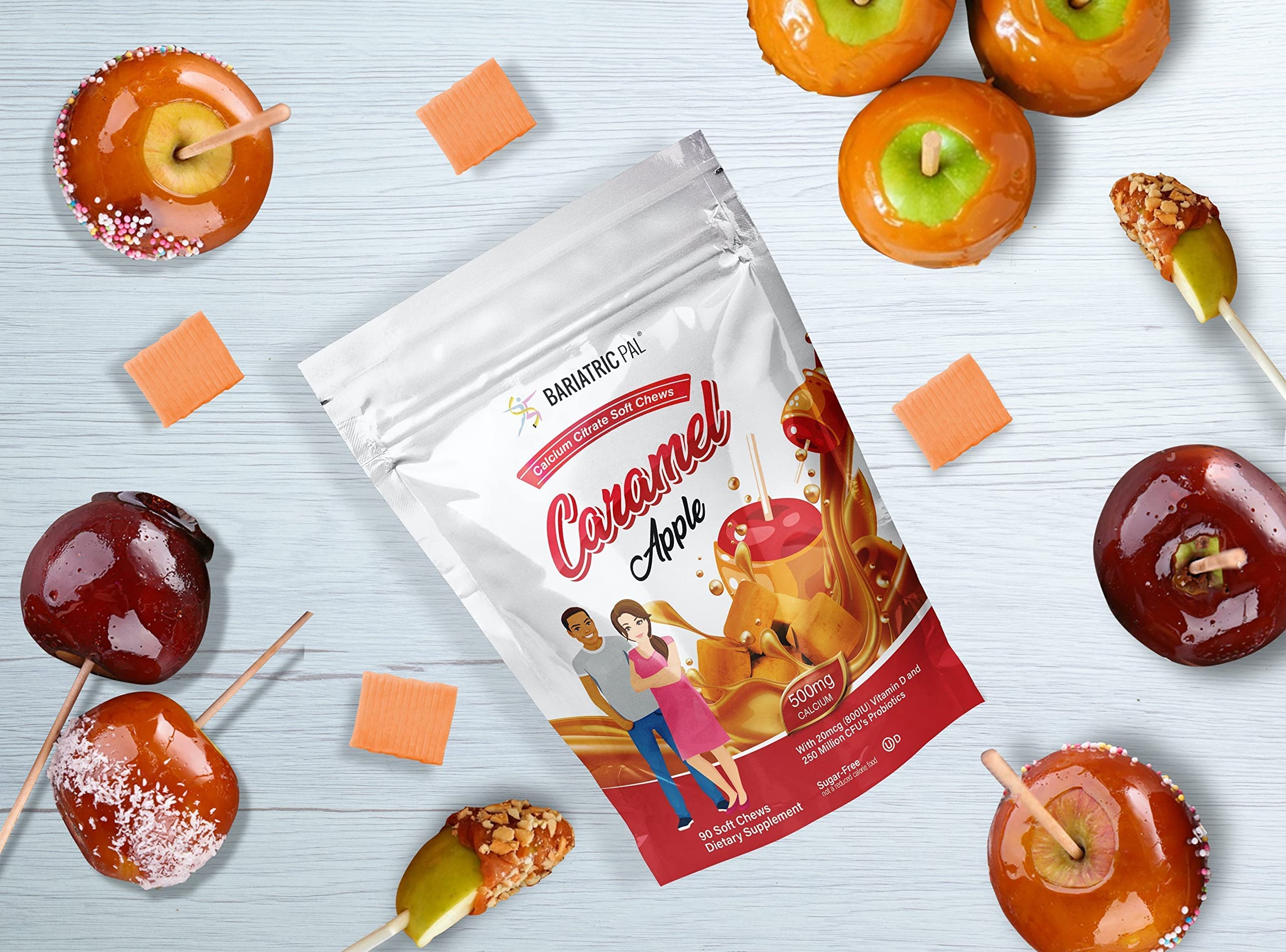 Foto 4 | Masticables Blandos Con Citrato De Calcio Bariatricpal 500 Mg Con Probióticos - Venta Internacional.