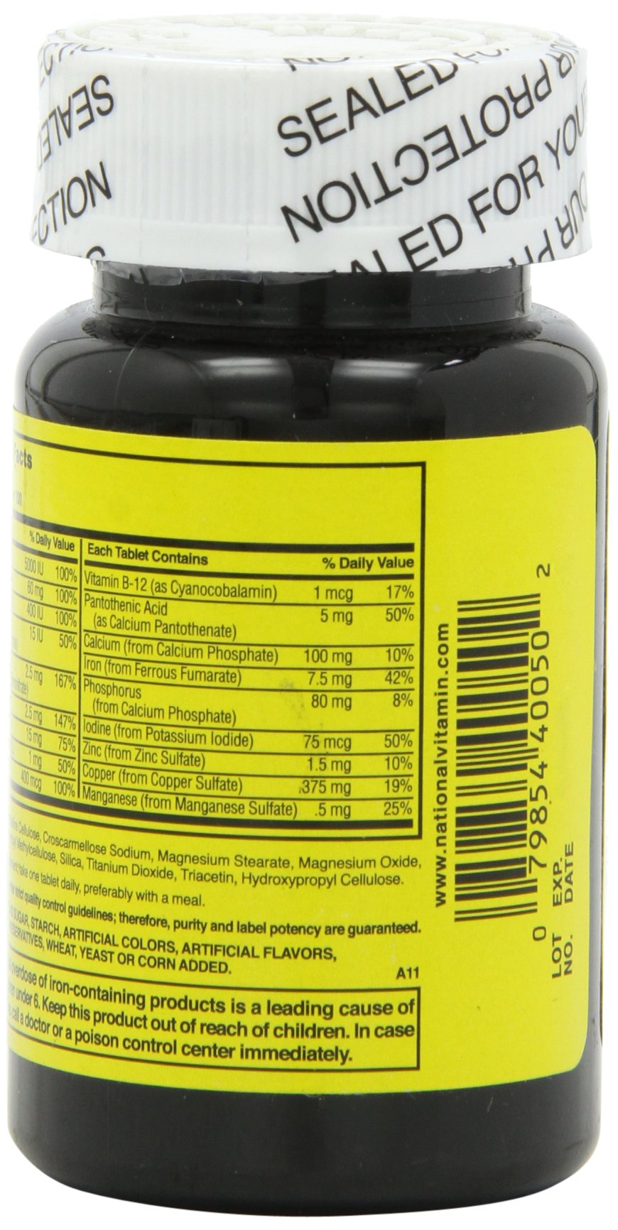 Foto 4 | Suplemento Nature's Blend Nat B Multivitamínico Y Mineral 100 G - Venta Internacional.