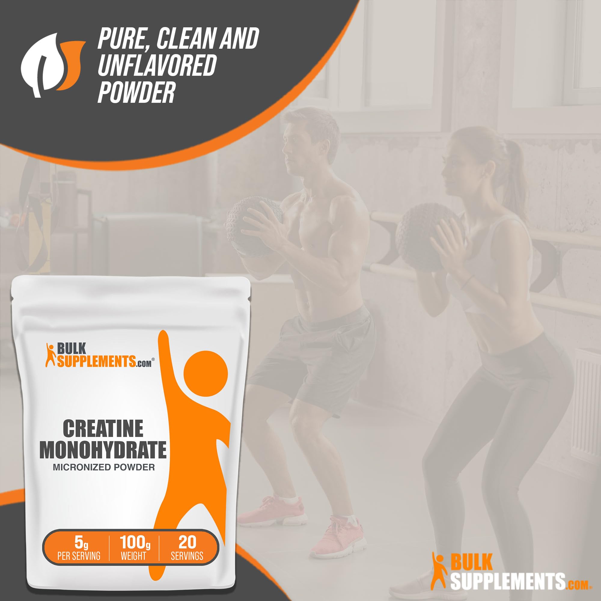 Foto 6 pulgar | Suplemento Bulksupplements.com Monohidrato De Creatina 100 G - Venta Internacional.
