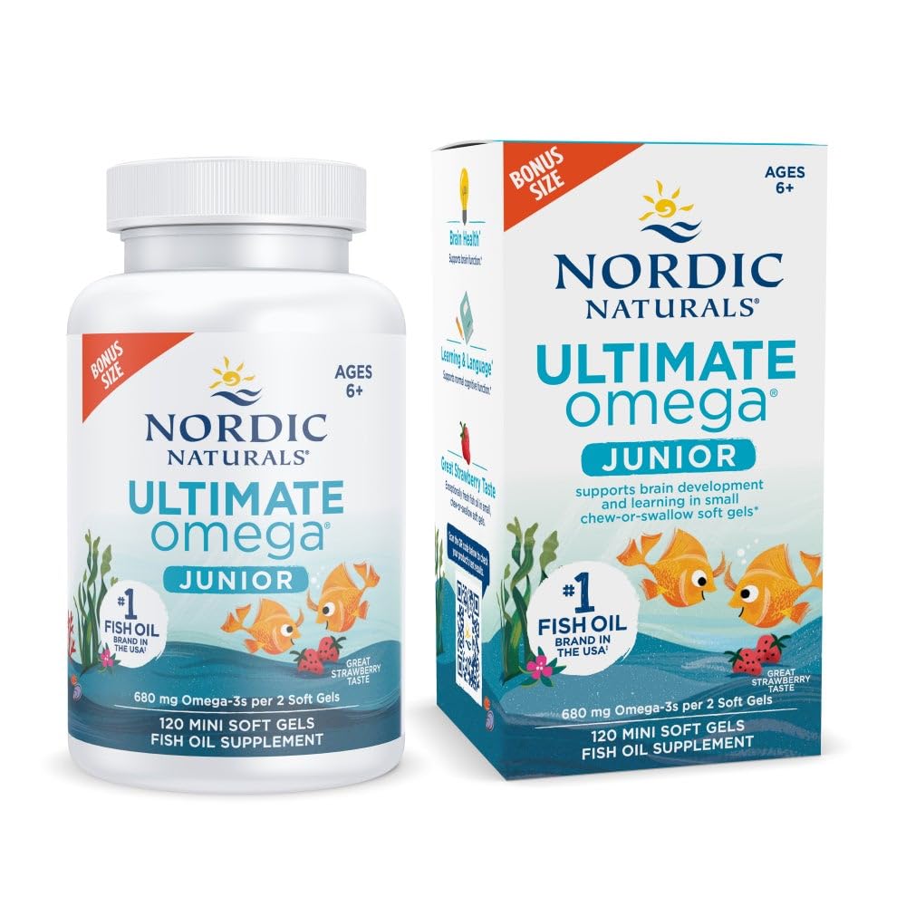 Foto 2 pulgar | Suplemento Nordic Naturals Ultimate Omega Jr. Fresa - Venta Internacional.