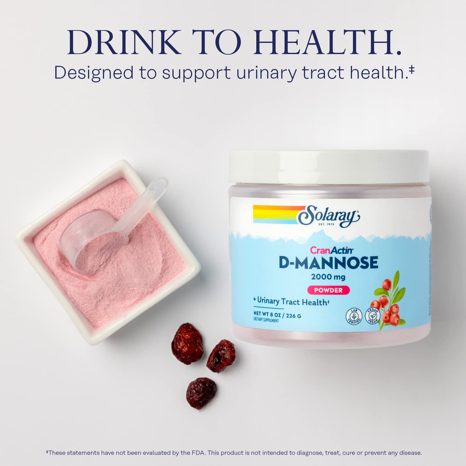 Foto 4 pulgar | Suplemento Solaray D-manose Con Cranactin Cranberry Af 60 Ml - Venta Internacional.