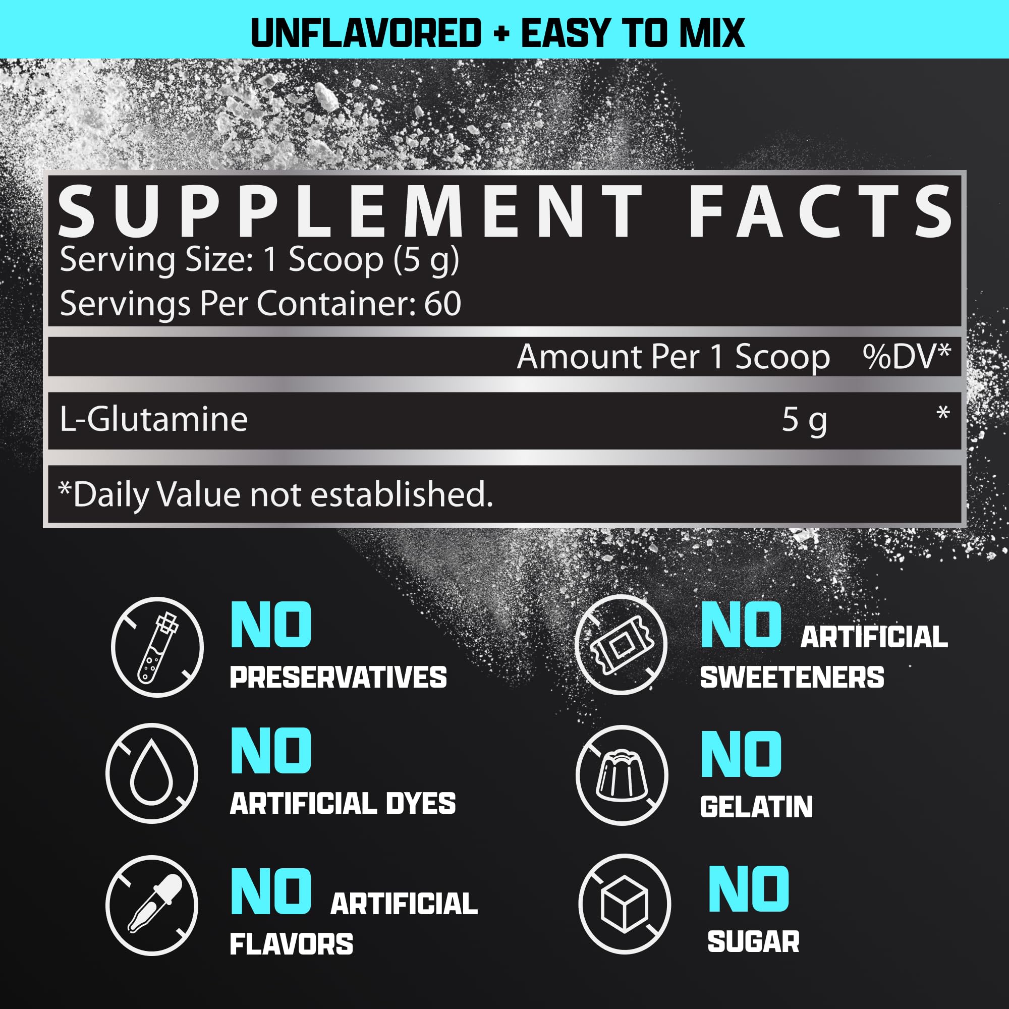 Foto 2 | Suplemento Nutrex Research L-glutamina En Polvo, 300 G, 60 Dosis - Venta Internacional.
