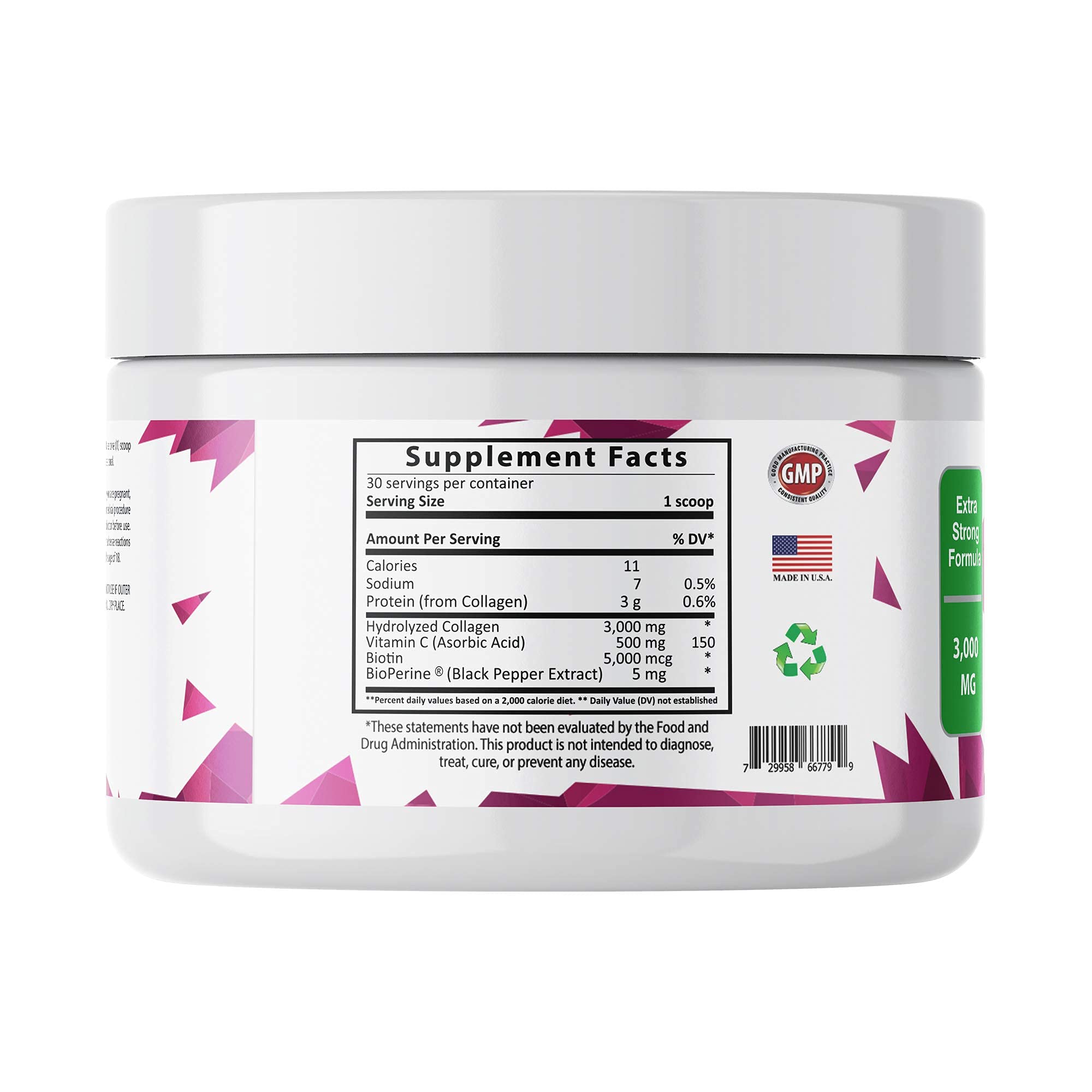 Foto 5 | Suplemento Sundhed Natural Max Collagen Plus C, Suministro De 30 Días - Venta Internacional.