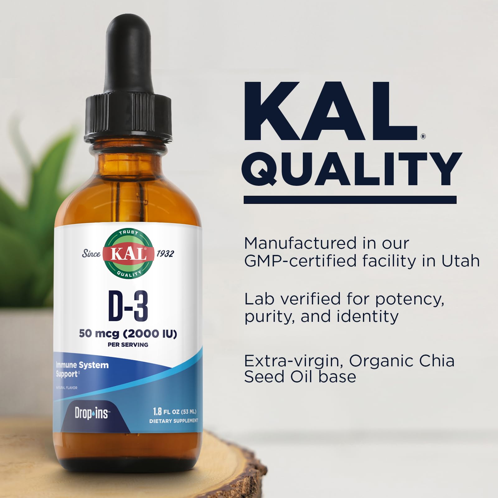 Foto 4 | Suplemento Kal De Vitamina D3, 2000 Ui (50 Mcg), Gotas, 60 Ml - Venta Internacional.