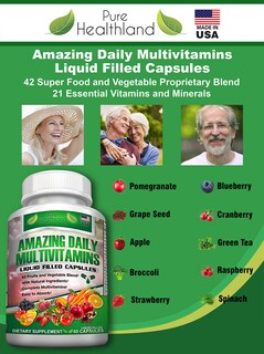 Foto 2 | Suplemento Multivitamínico Líquido Increíble De Pure Healthland - Venta Internacional.