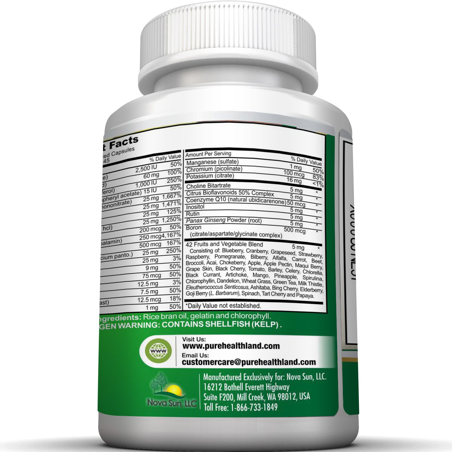 Foto 4 pulgar | Suplemento Multivitamínico Líquido Increíble De Pure Healthland - Venta Internacional.