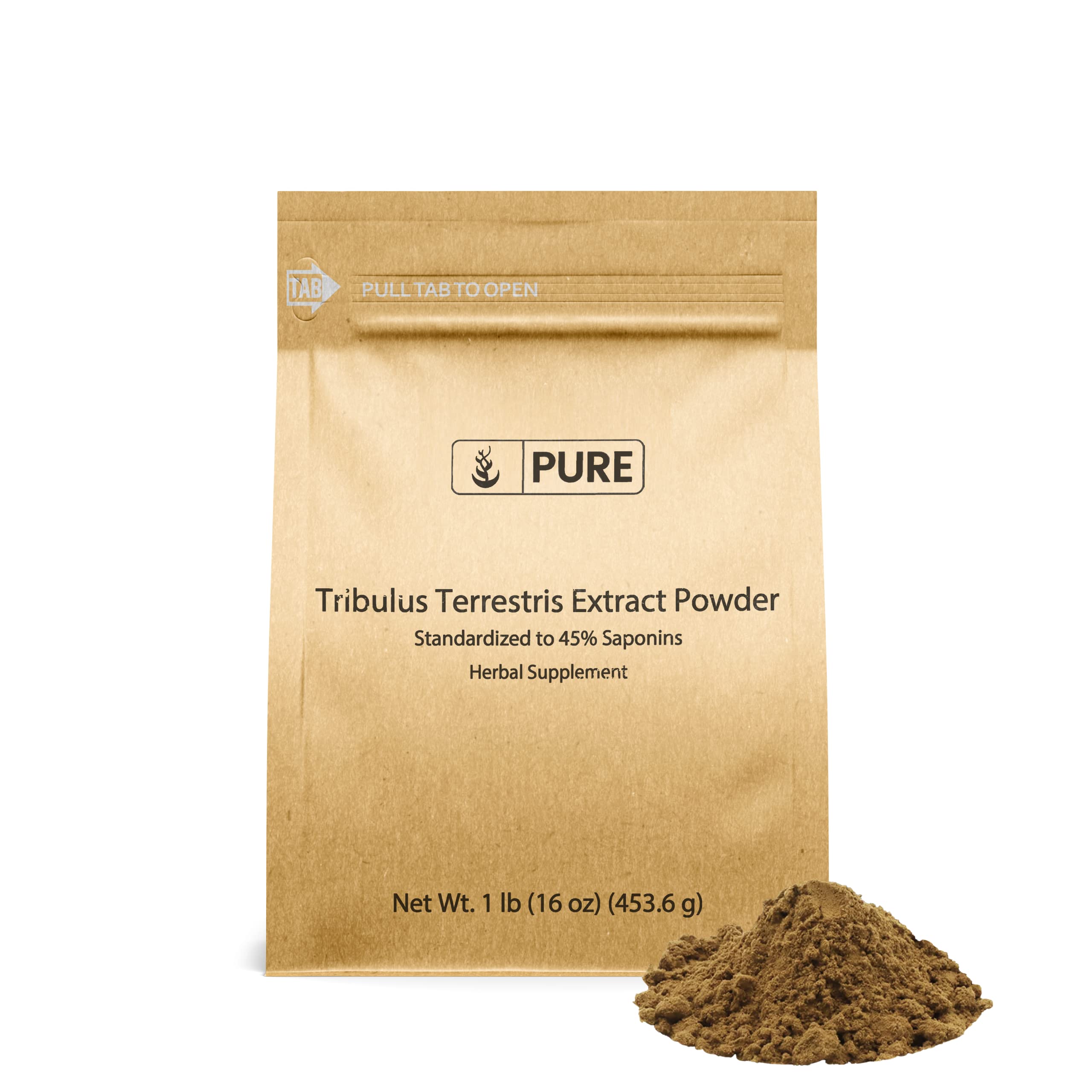 Foto 2 pulgar | Suplemento Dietético Pure Original Ingredients Tribulus Terrestris 454 G - Venta Internacional.