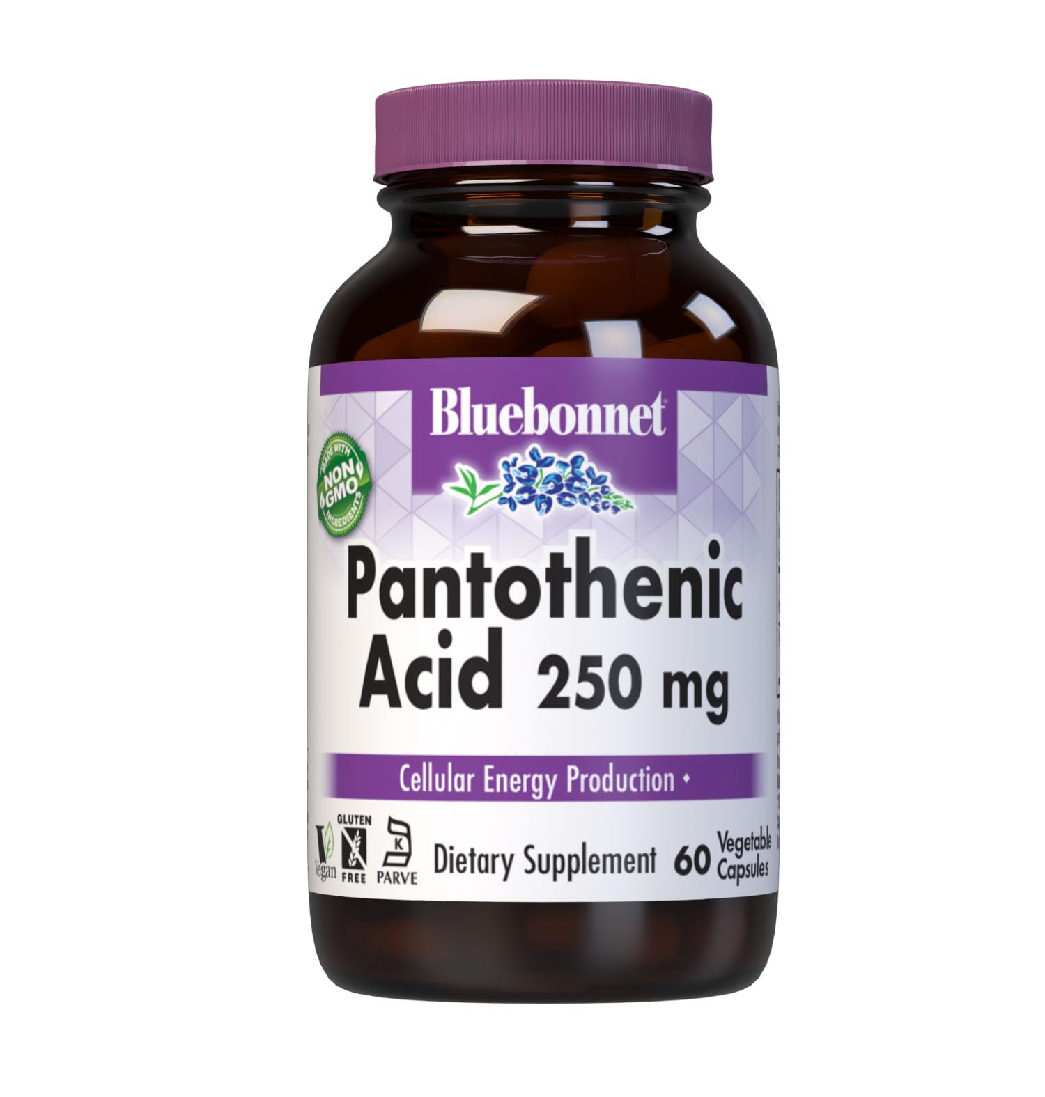 Foto 2 pulgar | Suplemento De Ácido Pantoténico Bluebonnet 250 Mg 60 Cápsulas - Venta Internacional.