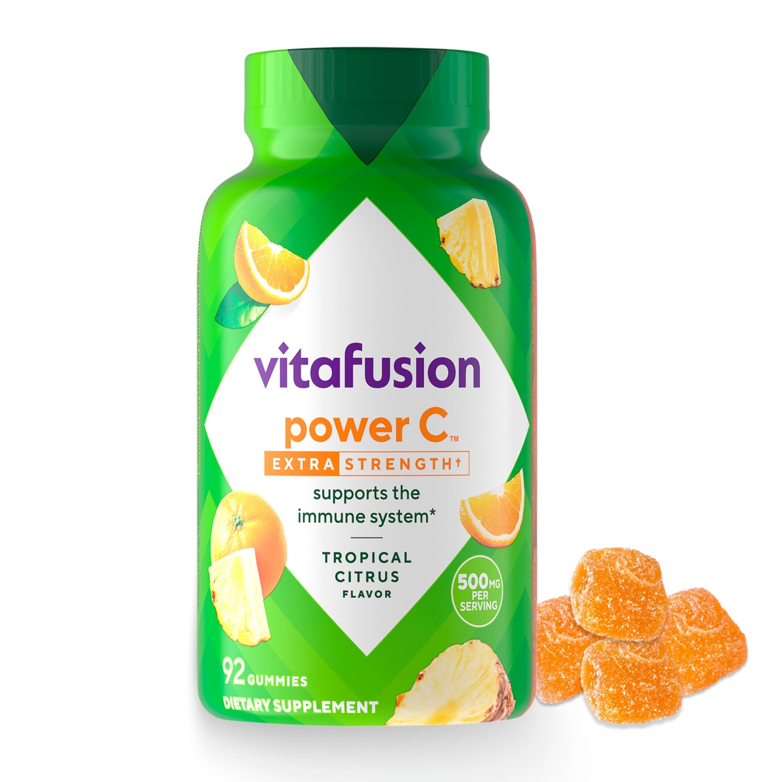 Foto 1 | Vitaminas En Gomitas Vitafusion Extra Strength Power C, 92 Unidades - Venta Internacional.