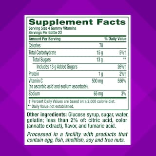 Foto 4 | Vitaminas En Gomitas Vitafusion Extra Strength Power C, 92 Unidades - Venta Internacional.