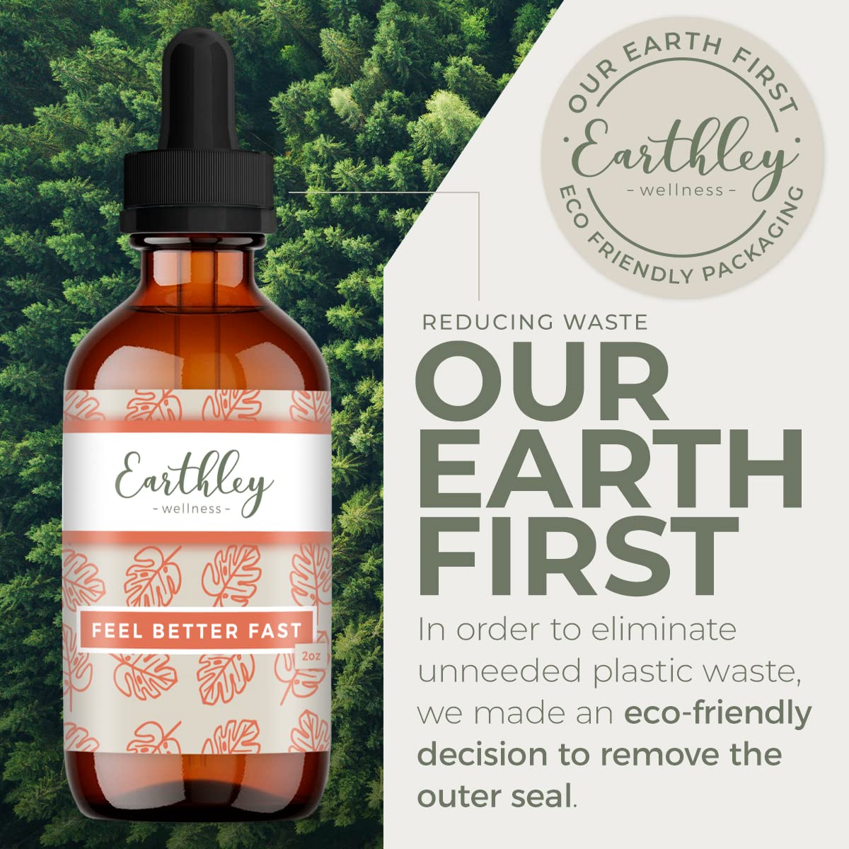 Foto 2 | Suplemento Earthley Wellness Feel Better Fast 50 Ml - Venta Internacional.