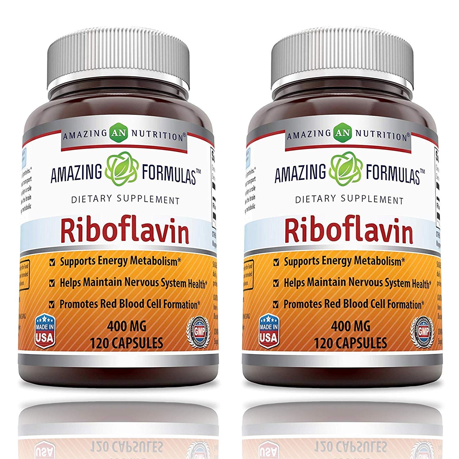 Foto 2 pulgar | Suplemento De Riboflavina De Amazing Formulas, 400 Mg De Vitamina B2 - Venta Internacional.