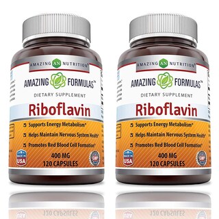 Foto 1 | Suplemento De Riboflavina De Amazing Formulas, 400 Mg De Vitamina B2 - Venta Internacional.
