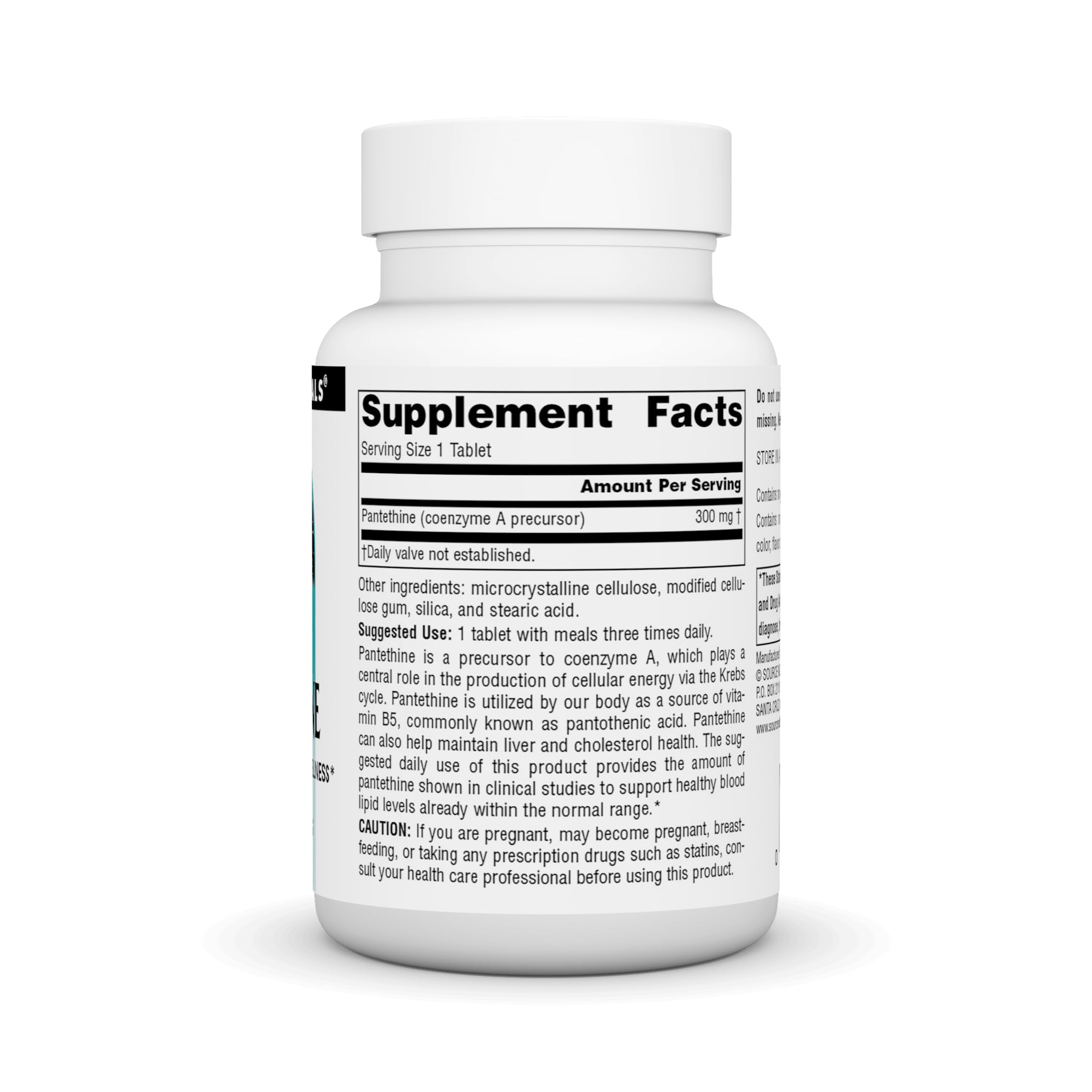 Foto 2 | Supplement Source Naturals Pantethine 300 Mg - 90 Comprimidos - Venta Internacional.