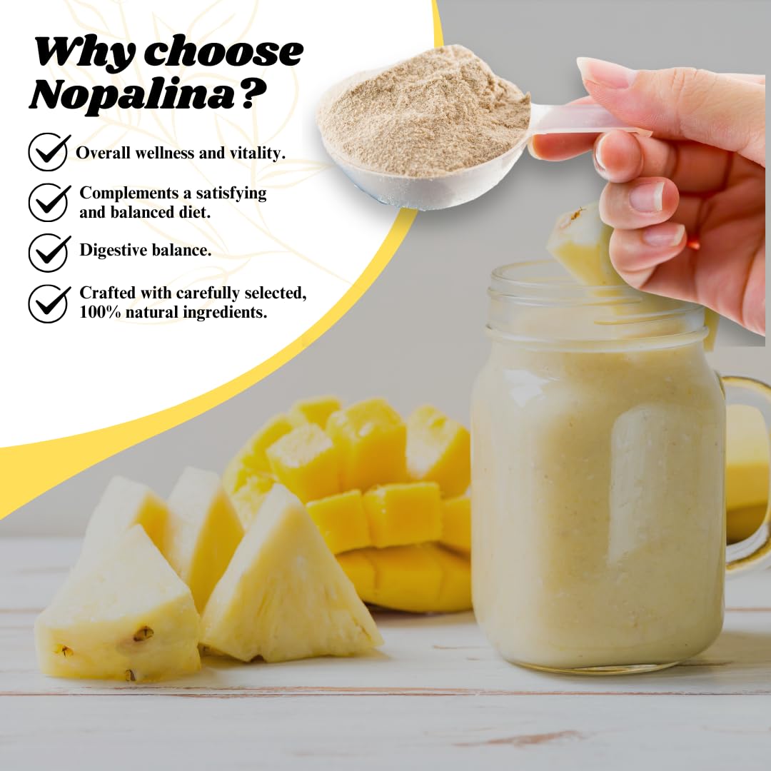 Foto 4 | Suplemento Nopalina Colon Detox Fiber, Sabor A Piña, 454 G - Venta Internacional.