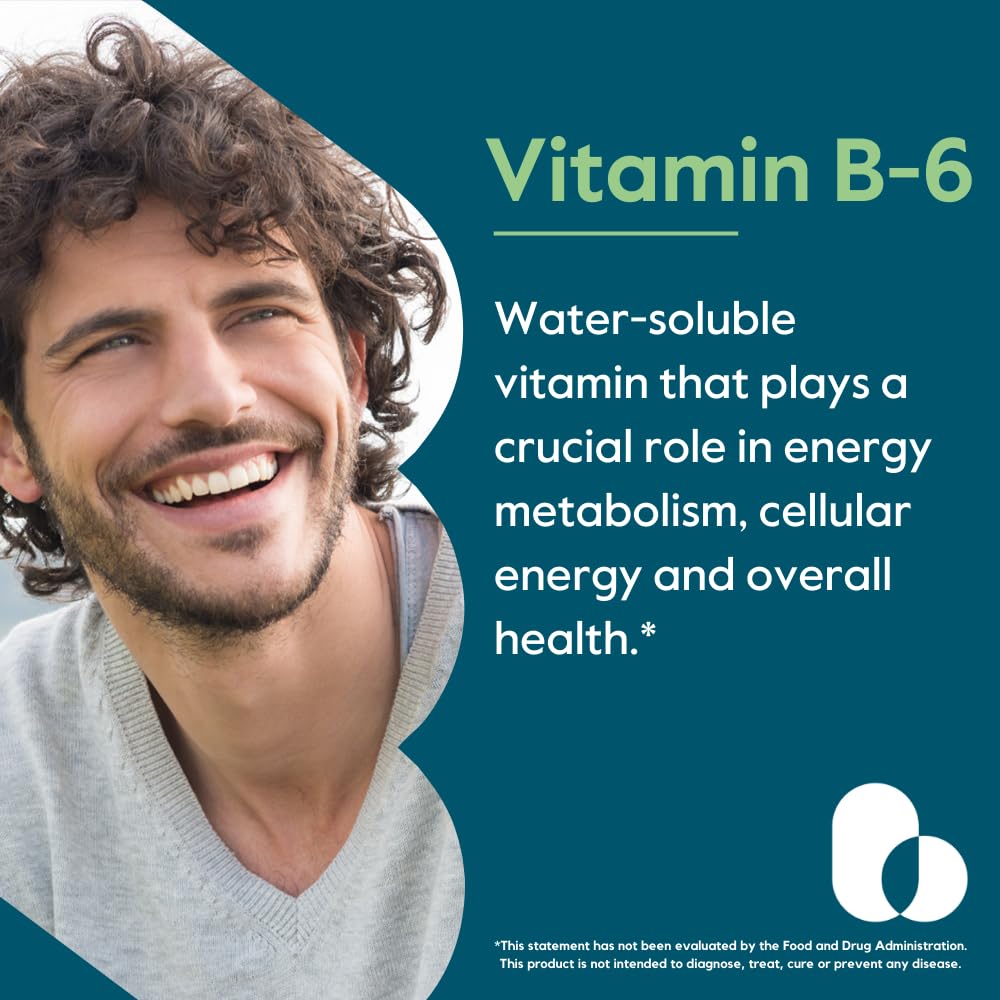 Foto 4 | Suplemento De Vitamina B-6 Bestvite 200 Mg 120 Cápsulas Veganas - Venta Internacional.