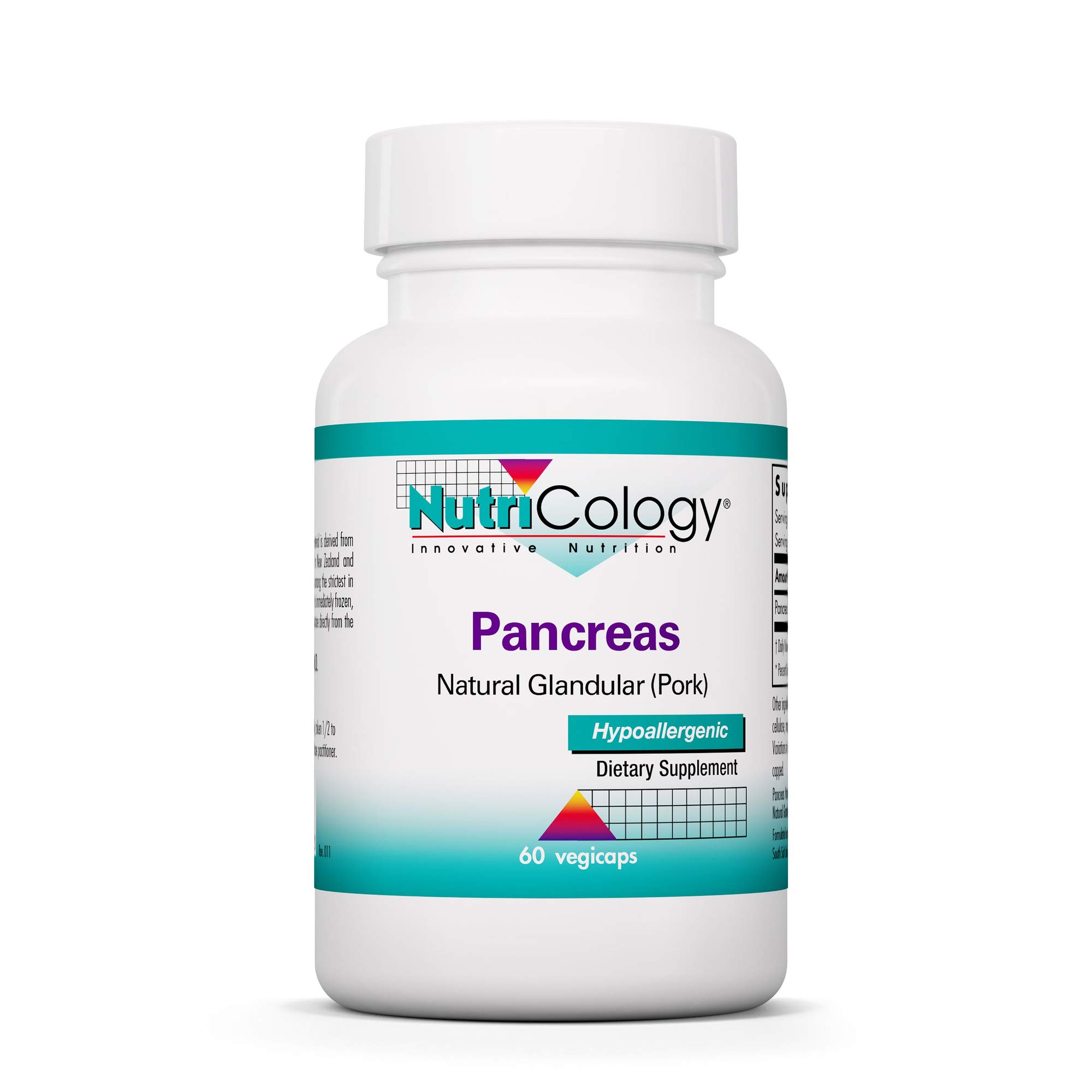 Foto 1 | Suplemento Nutricology Pancreas Pork 425 Mg - 60 Cápsulas - Venta Internacional.