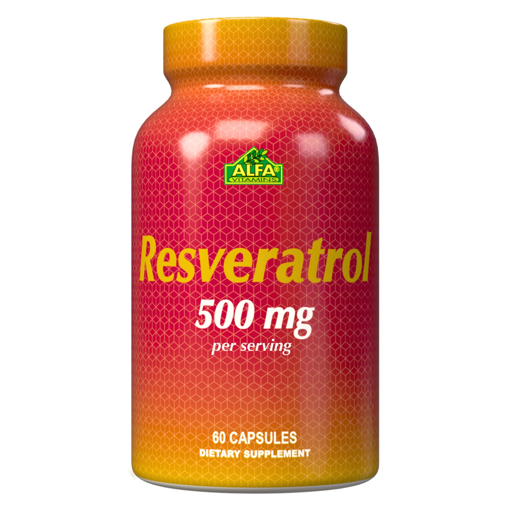 Foto 1 | Suplemento Alfa Vitamins Resveratrol 1000 Mg 60 Cápsulas - Venta Internacional.