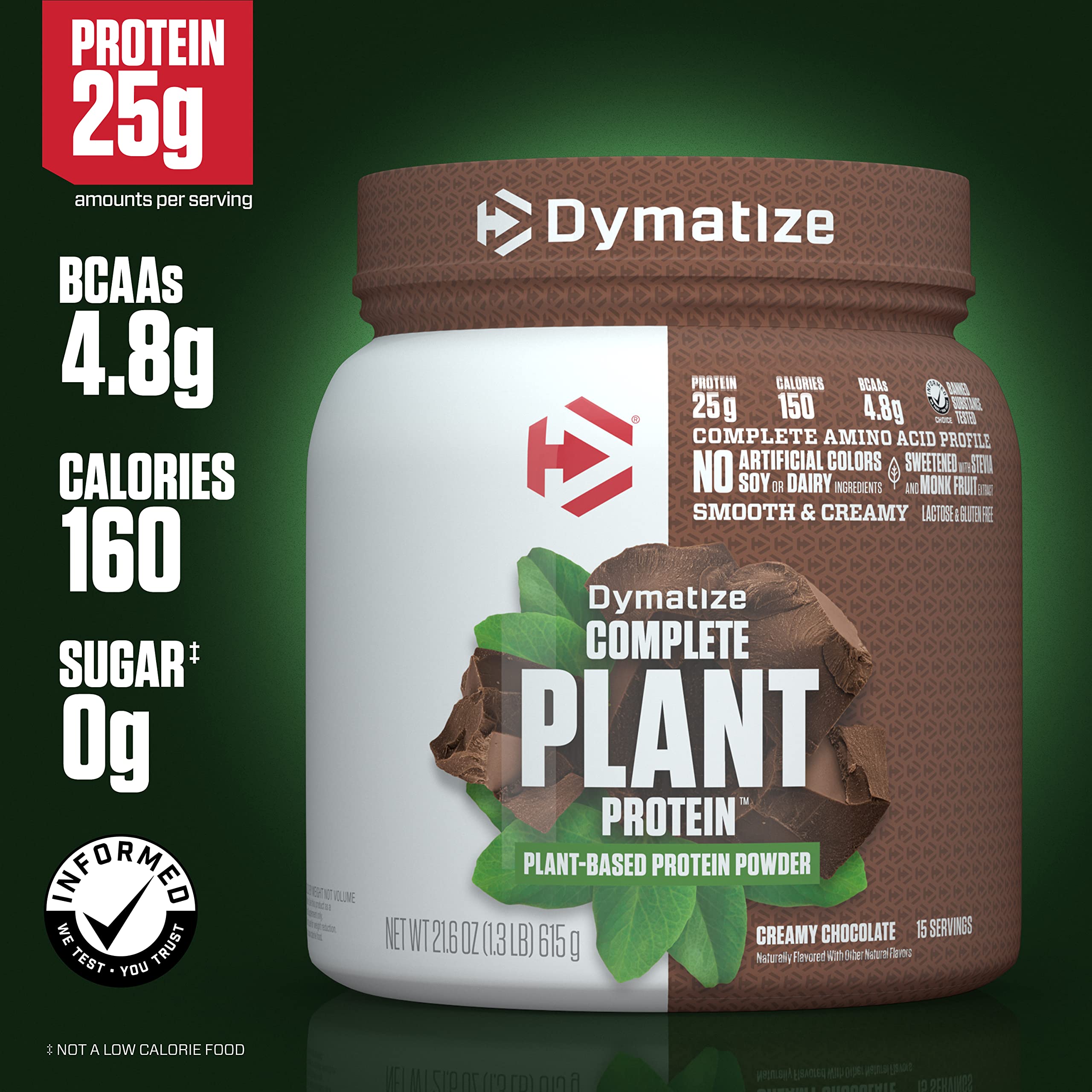 Foto 3 pulgar | Suplemento Dymatize Con Proteína Vegetal Vegana Y Chocolate Cremoso - Venta Internacional.