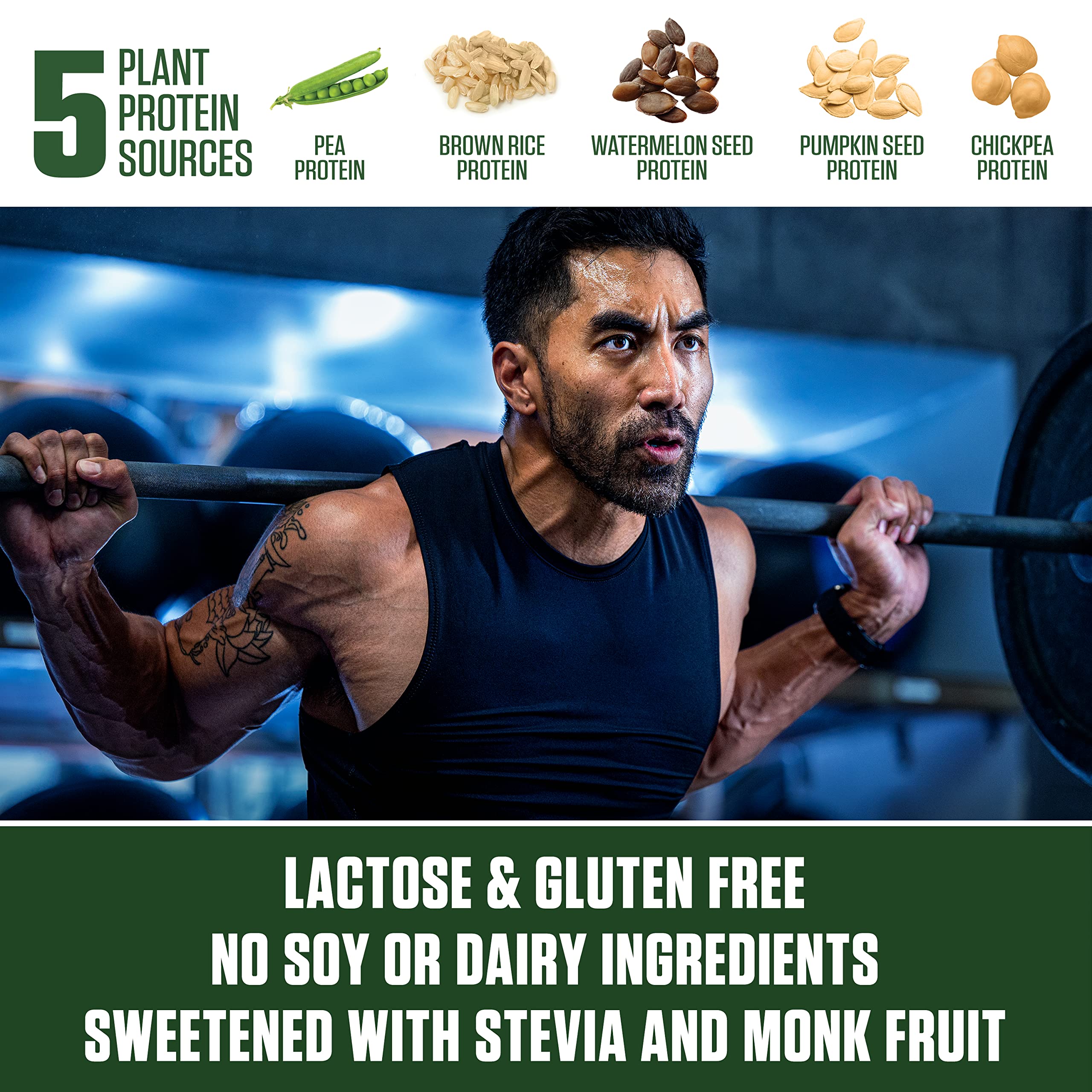 Foto 5 pulgar | Suplemento Dymatize Con Proteína Vegetal Vegana Y Chocolate Cremoso - Venta Internacional.