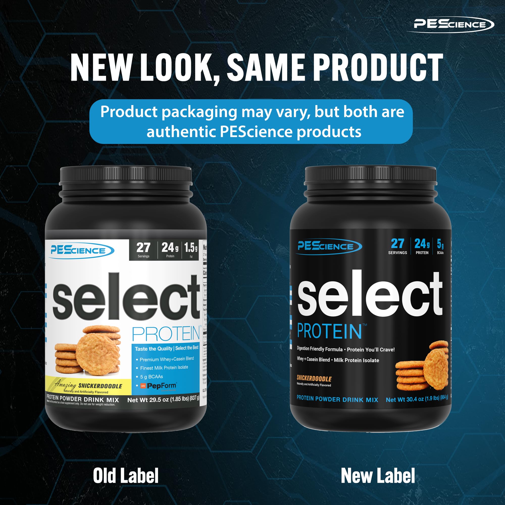 Foto 3 pulgar | Proteína En Polvo Pesscience Select Low Carb Snickerdoodle 27 Set - Venta Internacional.
