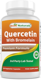 Foto 1 | Suplemento Best Naturals Quercetina 800 Mg Con Bromelina 165 Mg - Venta Internacional.