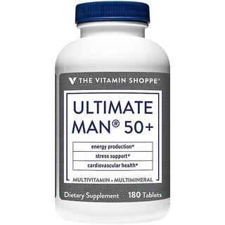 Foto 1 | Multivitamínico The Vitamin Shoppe Ultimate Man 50+ 180 Comprimidos - Venta Internacional.