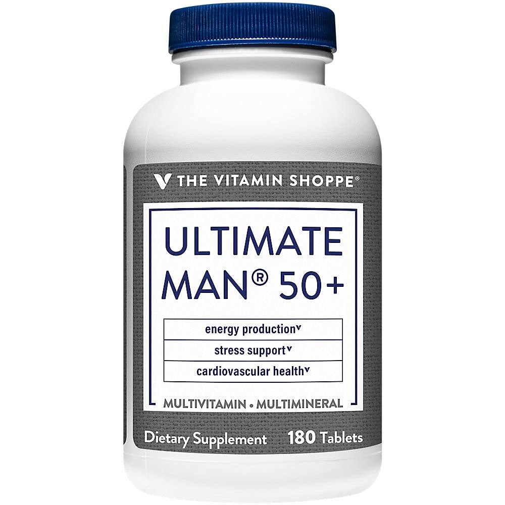 Foto 3 pulgar | Multivitamínico The Vitamin Shoppe Ultimate Man 50+ 180 Comprimidos - Venta Internacional.