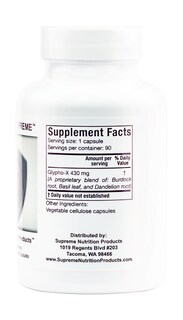 Foto 2 | Cápsulas Herbales Supreme Glypho-x Supreme De Supreme Nutrition, 90 Unidades - Venta Internacional.