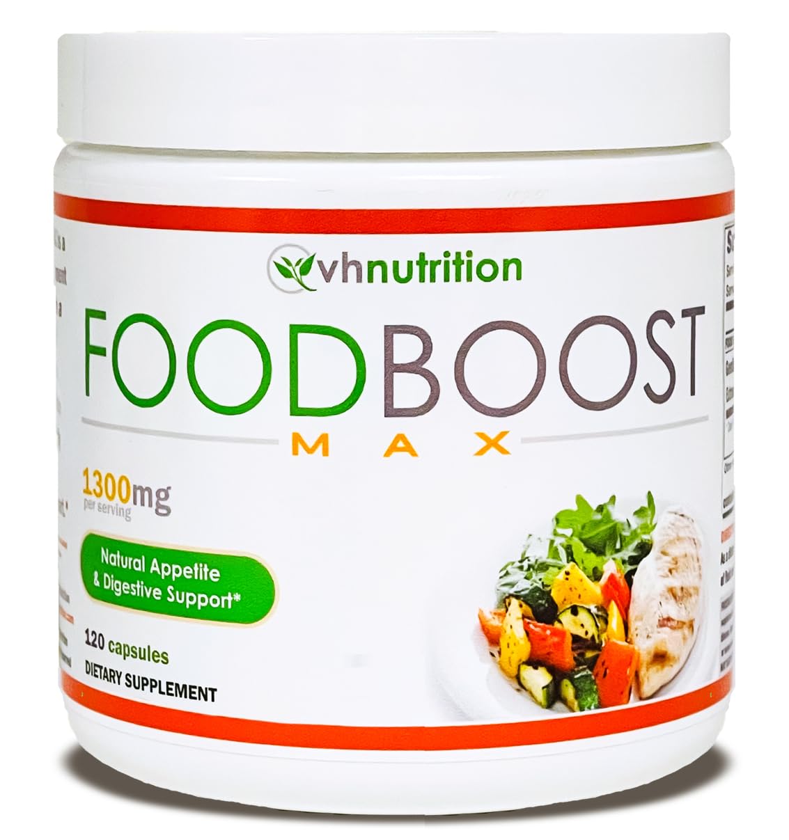 Foto 2 pulgar | Suplemento Vh Nutrition Foodboost Max 1300 Mg 120 Cápsulas - Venta Internacional.