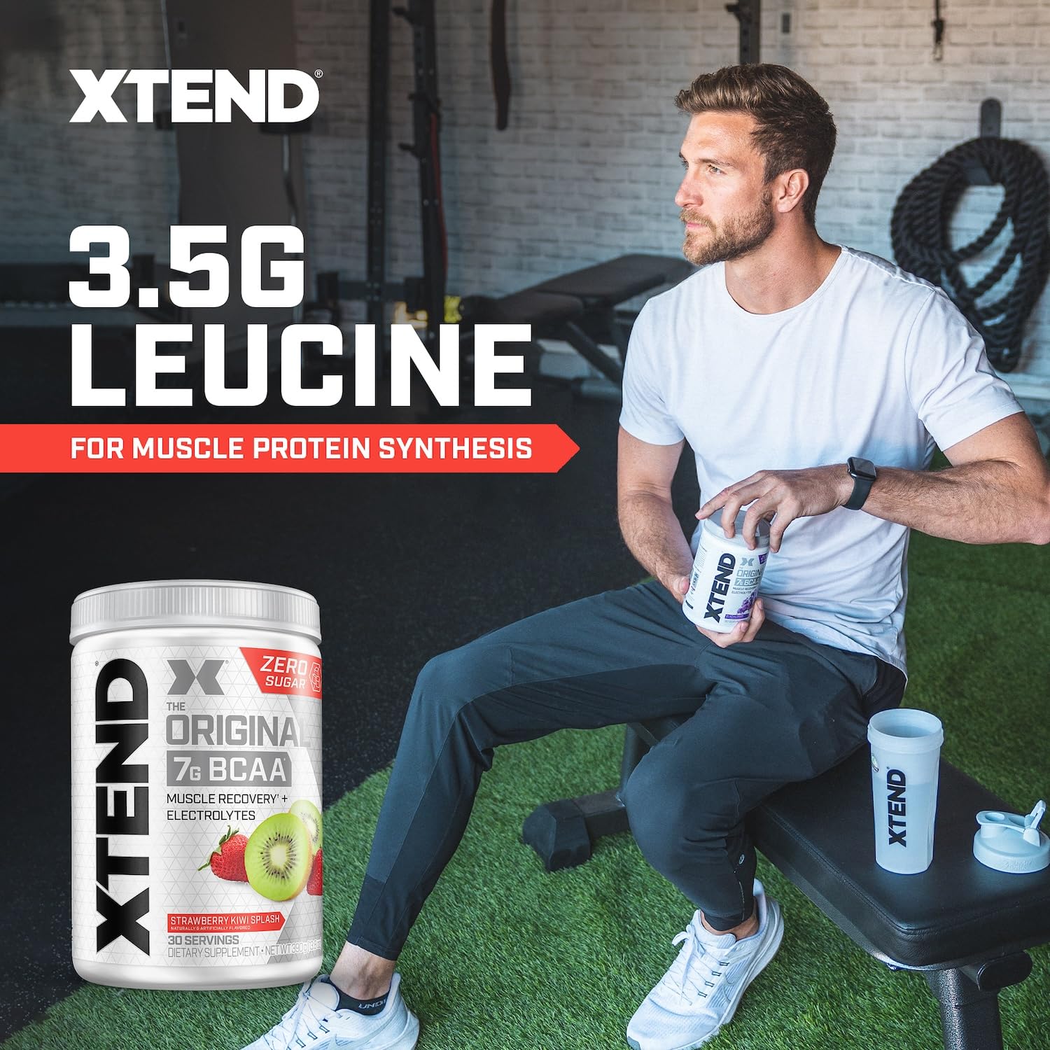 Foto 4 | Bcaa Powder Xtend Original Strawberry Kiwi 30 Porciones - Venta Internacional.