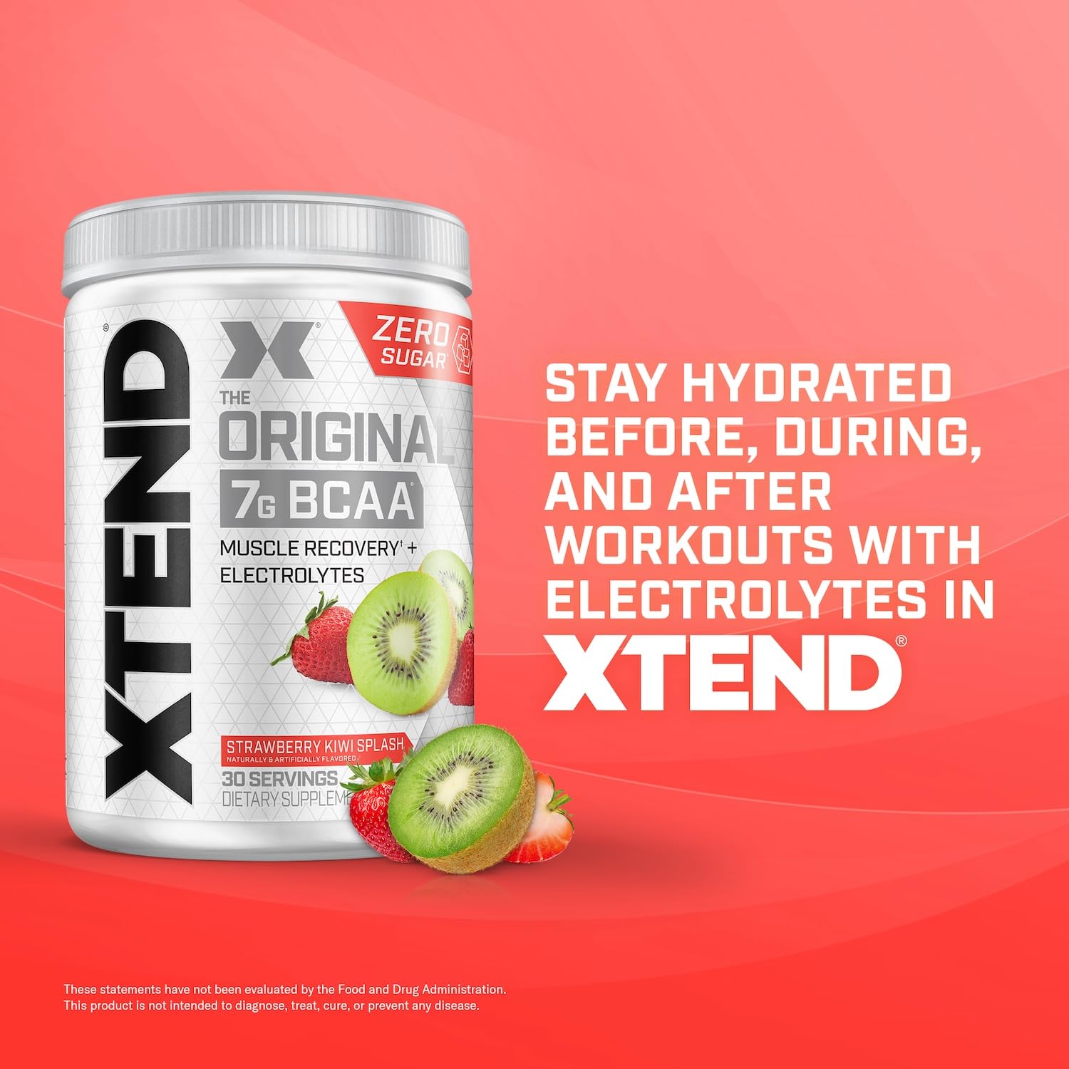 Foto 6 | Bcaa Powder Xtend Original Strawberry Kiwi 30 Porciones - Venta Internacional.