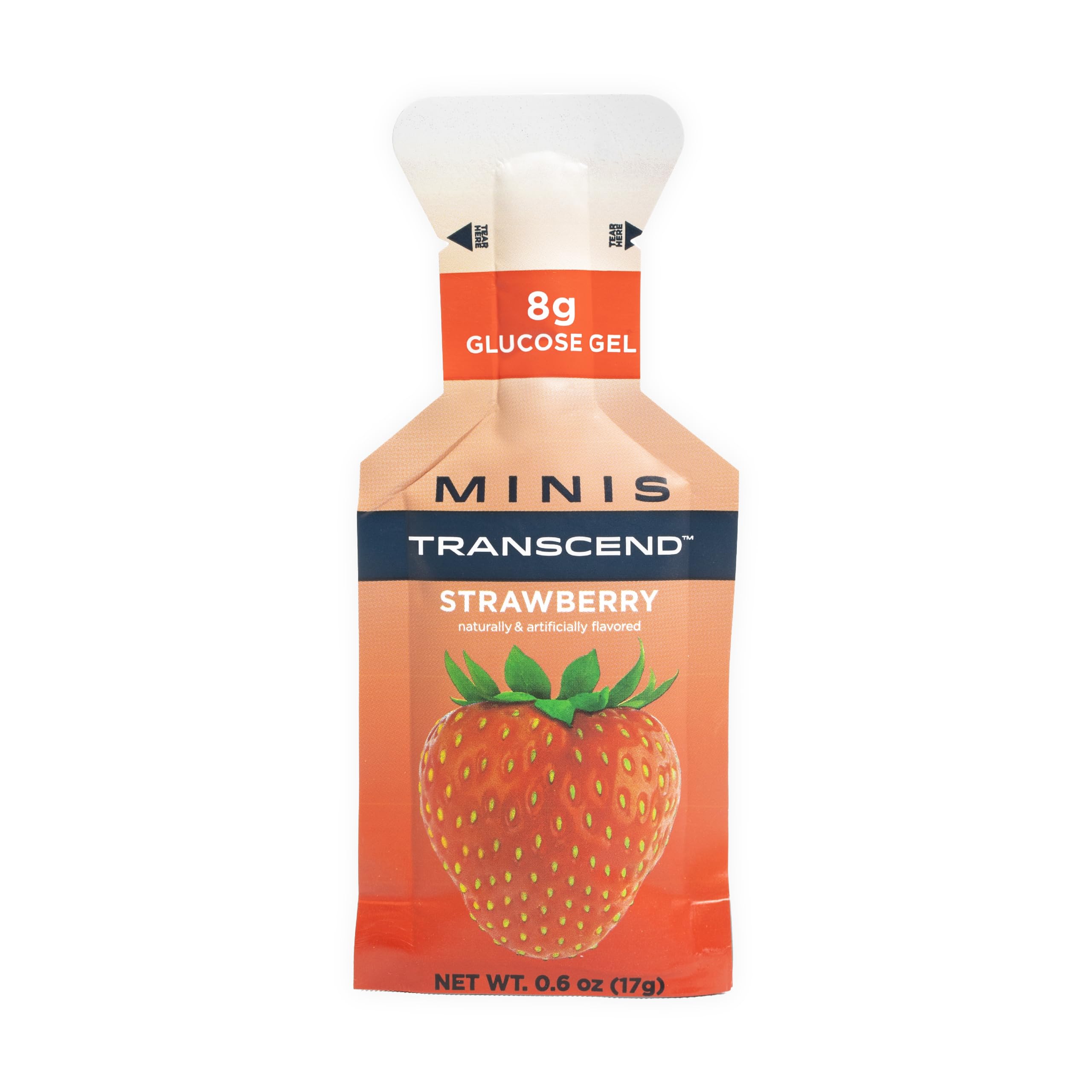 Foto 1 | Gel Energético Transcend Foods Mini Fresa, 17 Ml (paquete De 24) - Venta Internacional.
