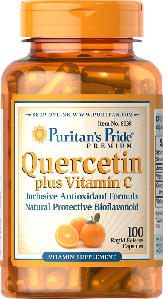 Foto 2 pulgar | Suplemento Dietético Puritan's Pride Quercetina Dihidratada 1400 Mg - Venta Internacional.