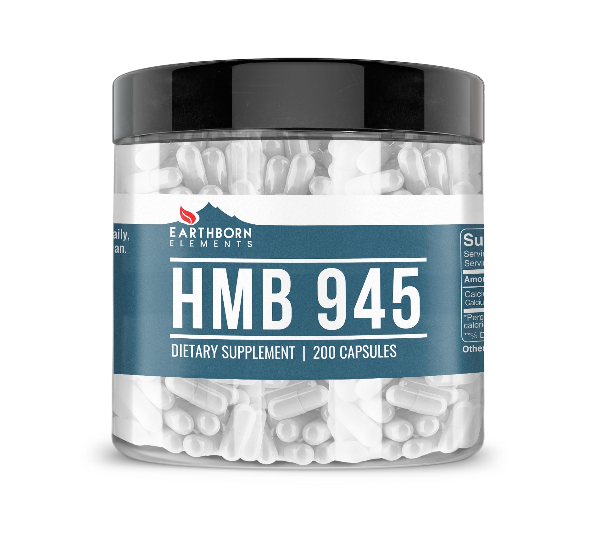 Foto 1 | Suplemento Dietético Earthborn Elements Hmb Powder 200 Cápsulas - Venta Internacional.