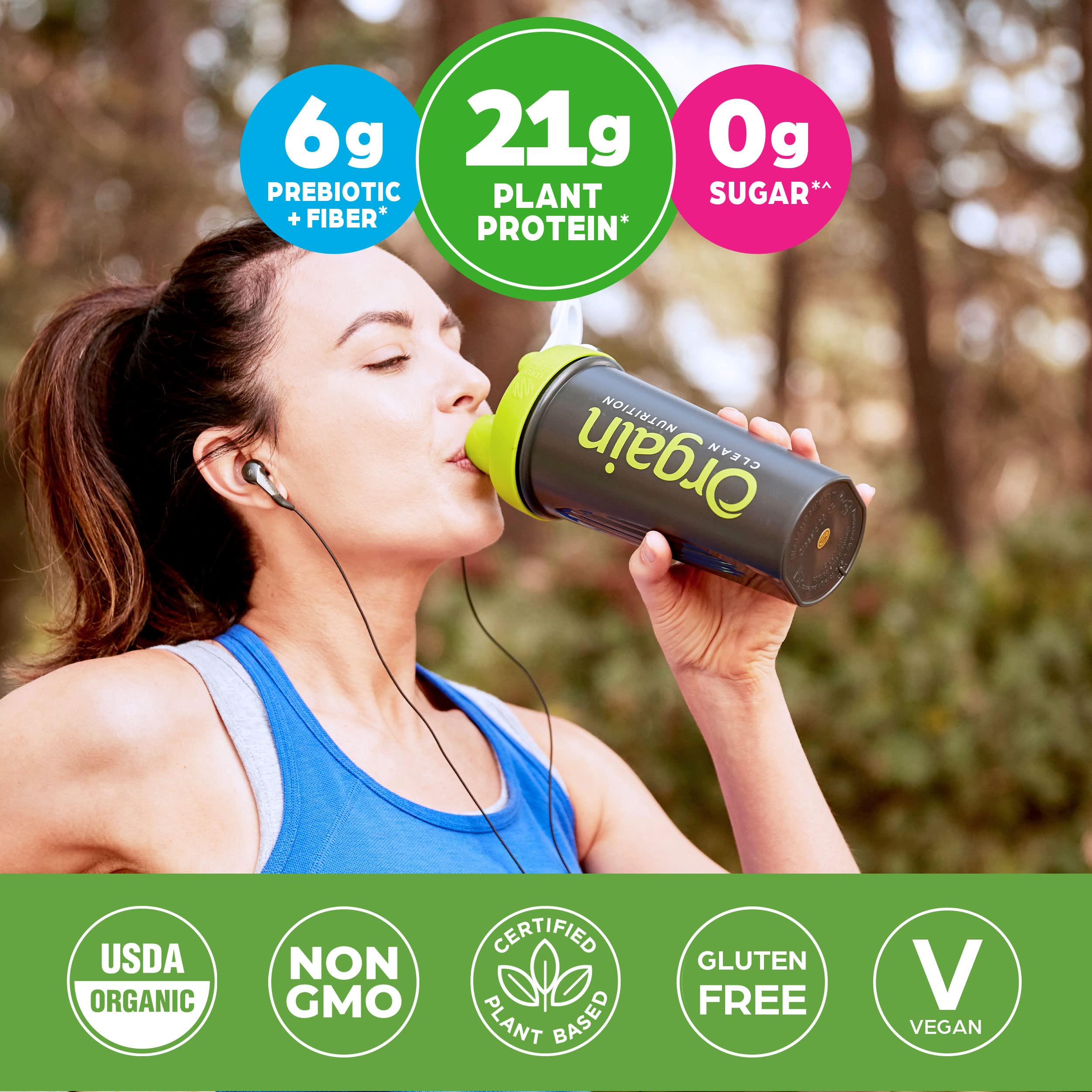 Foto 4 pulgar | Fudge De Chocolate Cremoso Vegano Orgánico Con Proteína En Polvo Orgain - Venta Internacional.
