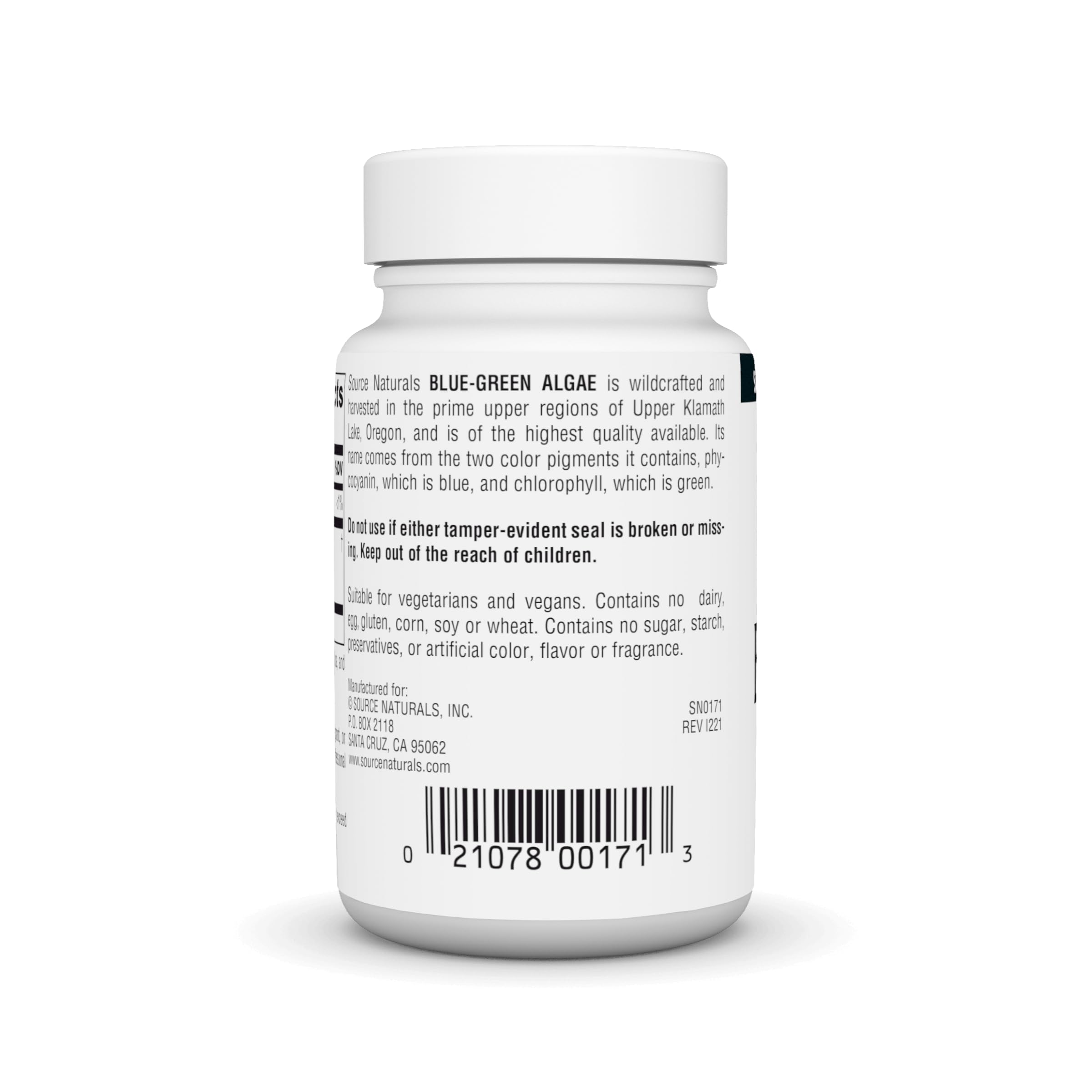Foto 4 pulgar | Algas Verdiazules De Supplement Source Naturals 500 Mg 50 Comprimidos - Venta Internacional.
