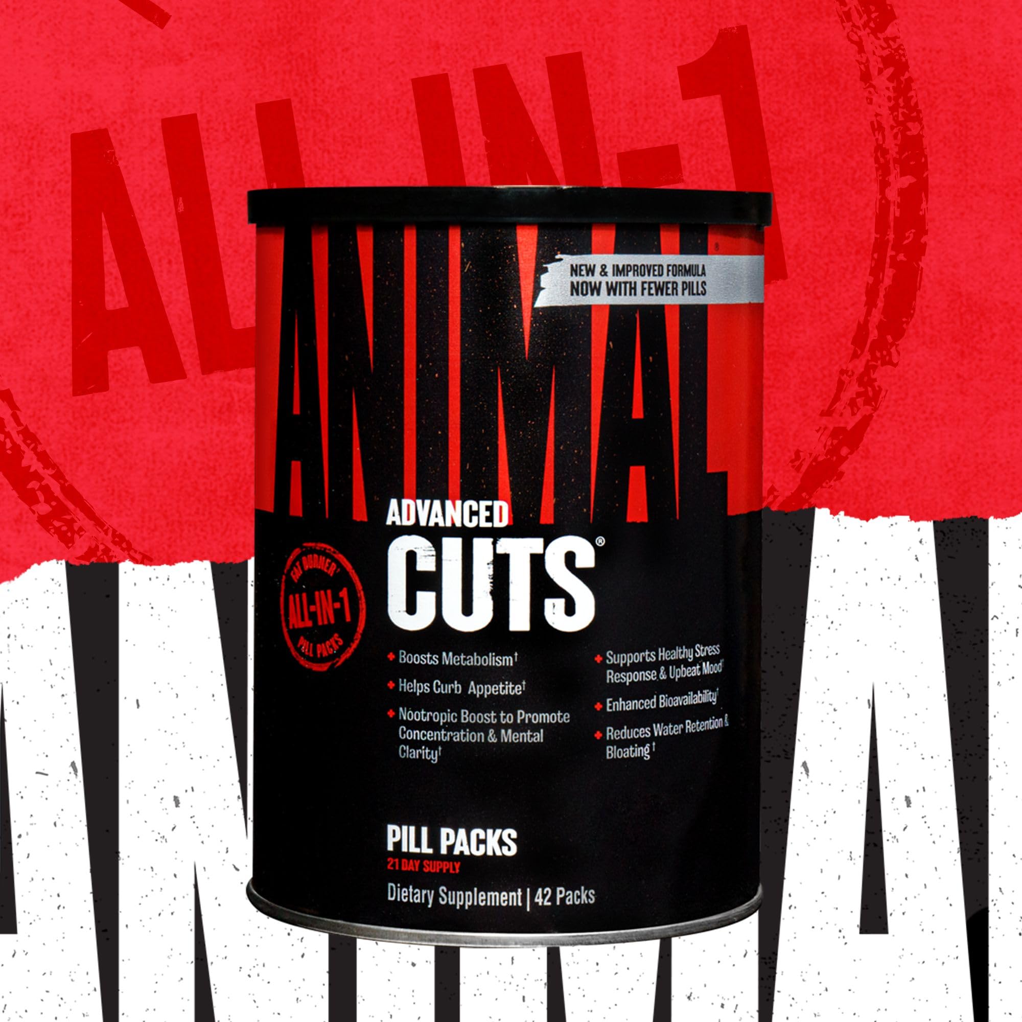 Foto 4 pulgar | Quemador De Grasa Termogénico Supplement Animal Cuts, 42 Paquetes - Venta Internacional.