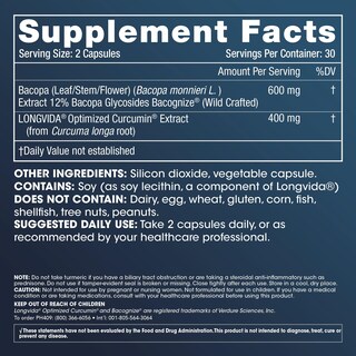 Foto 2 | Suplemento Prohealth Optimized Curcumin Brain 60 Cápsulas - Venta Internacional.