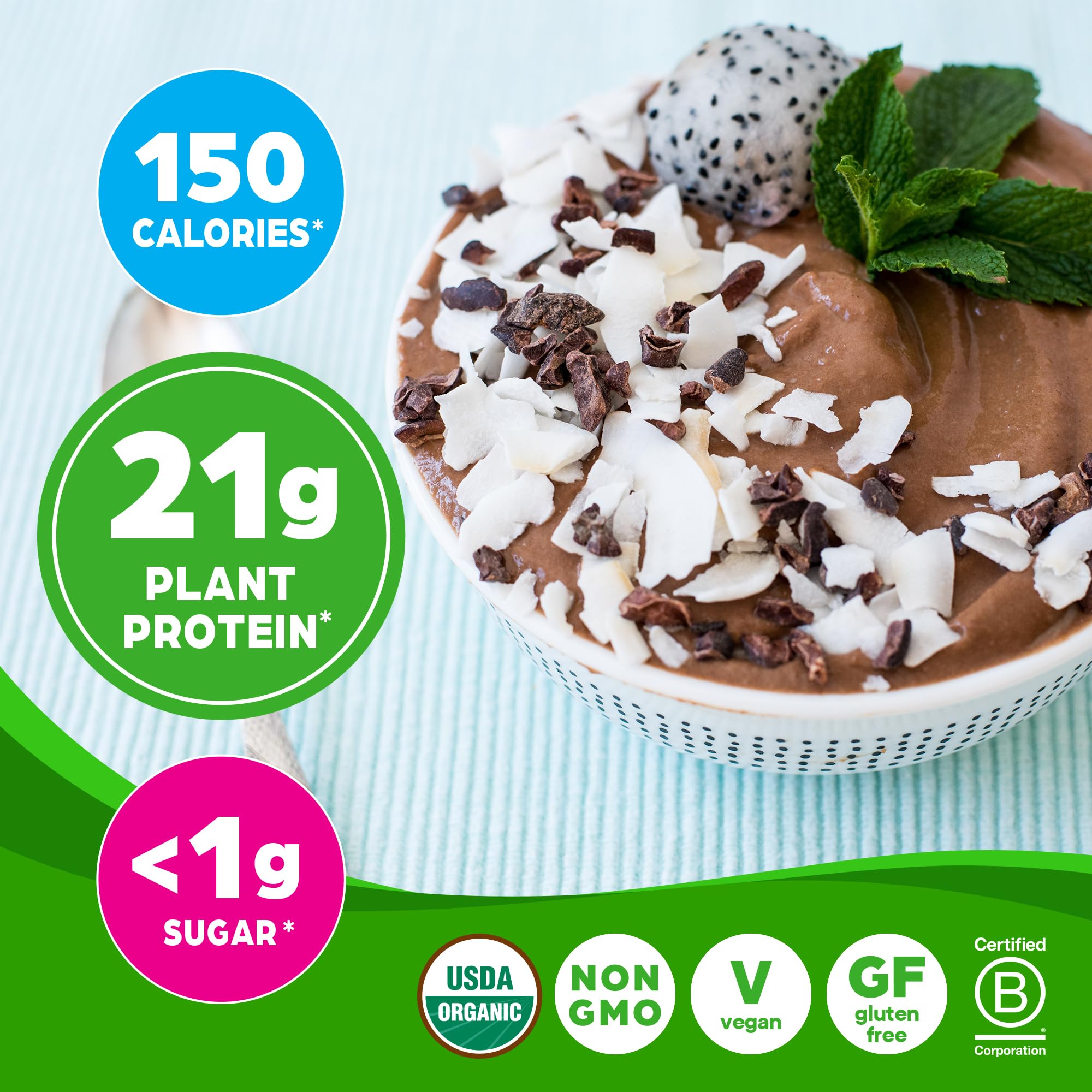 Foto 4 | Proteína En Polvo Orgain Orgain Organic Vegan Cremoso Chocolate Fudge 4 - Venta Internacional.