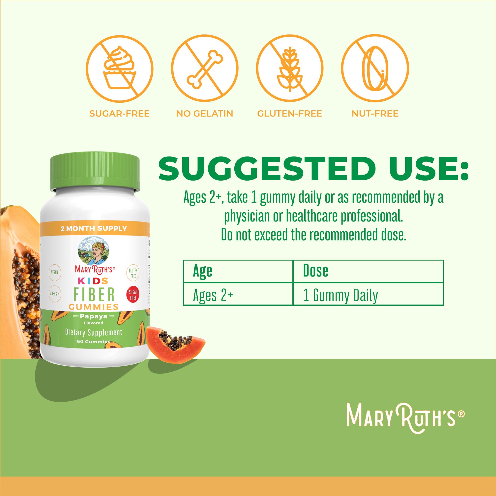 Foto 7 pulgar | Suplemento Nutricional Maryruth Organics 2 Month Supply Kids - Venta Internacional.