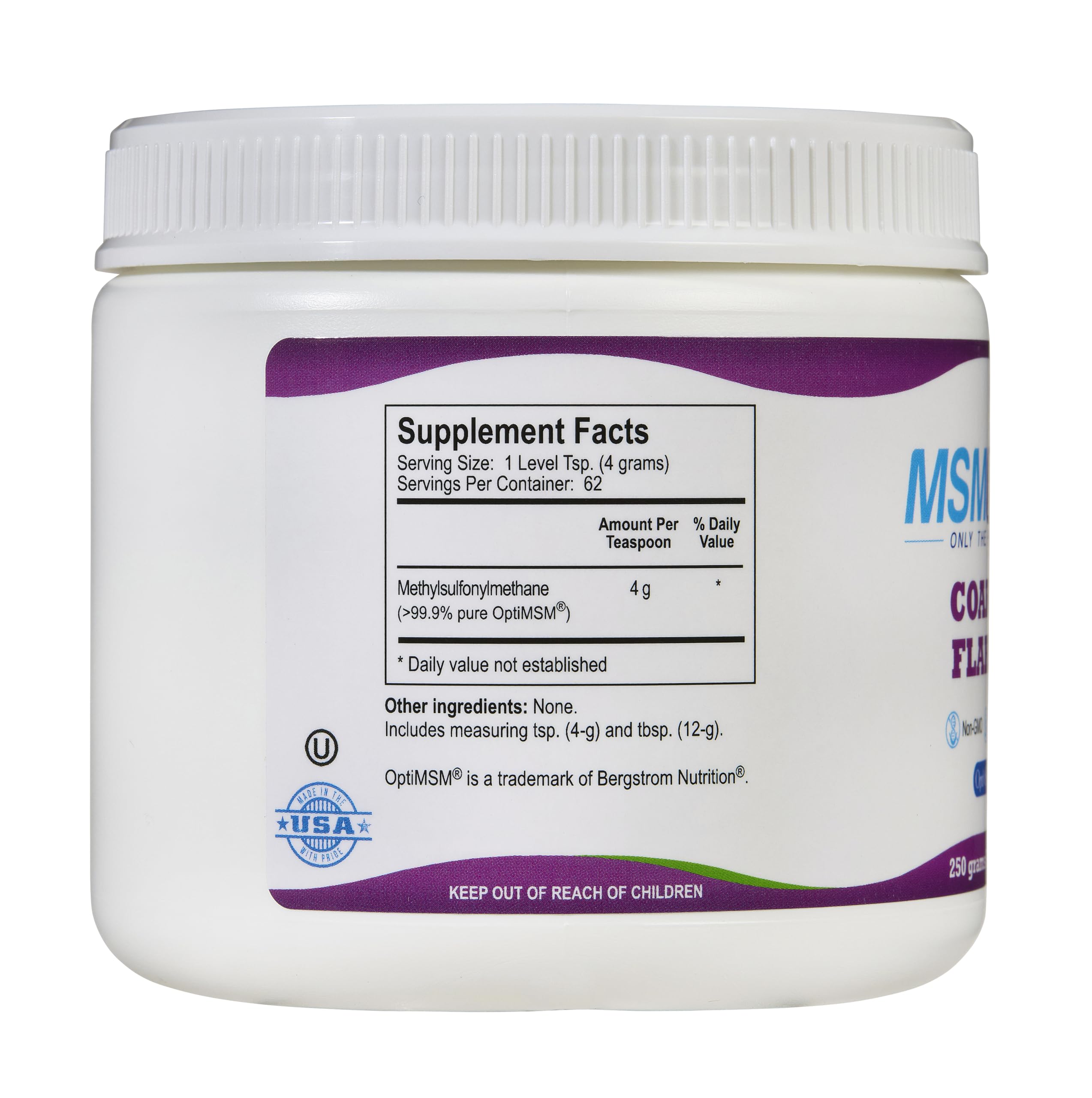 Foto 4 pulgar | Suplemento Kala Health Msmpure En Polvo Grueso De 250 Ml - Venta Internacional.