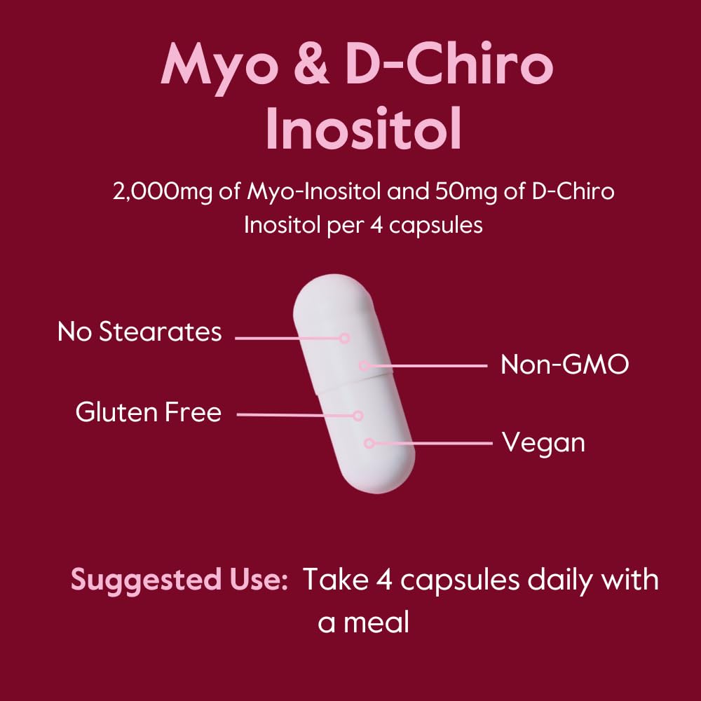 Foto 7 pulgar | Suplemento Bestvite Myo & D-chiro Inositol 120 Cápsulas - Venta Internacional.