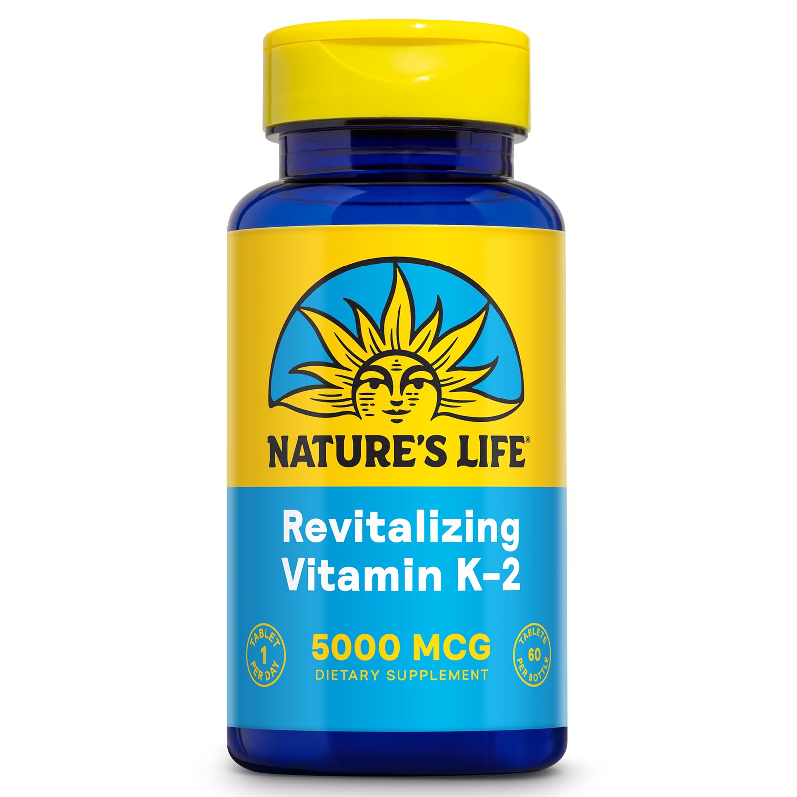 Foto 1 | Suplemento De Vitamina K2 Nature's Life Revitalizing 60 Comprimidos - Venta Internacional.
