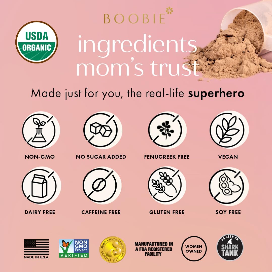 Foto 5 pulgar | Protein Shake Boobie Body Superfood For Moms, Vainilla, Paquete De 10 - Venta Internacional.