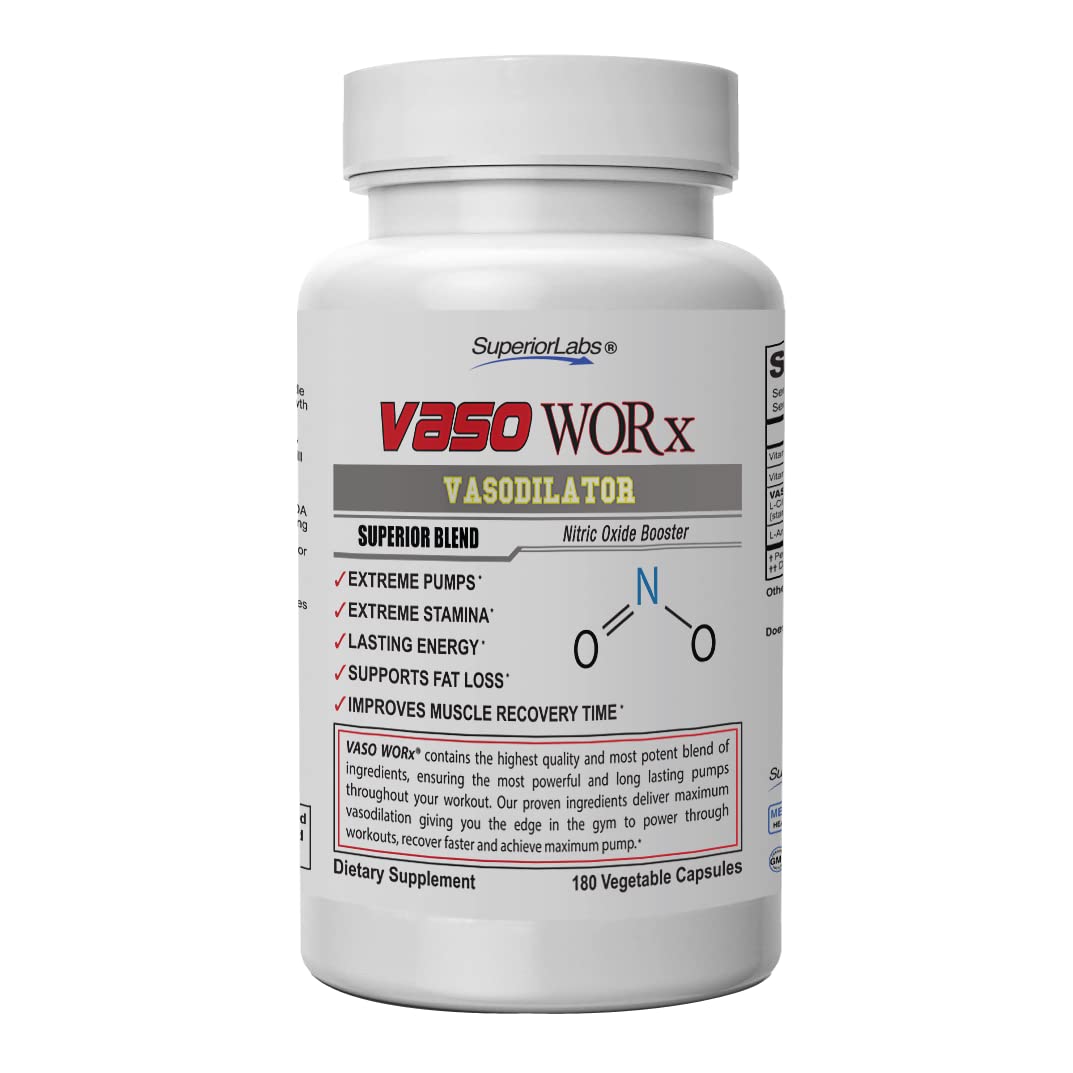 Foto 2 pulgar | Suplemento De Óxido Nítrico Superior Labs Vasoworx  1600 Mg - Venta Internacional.