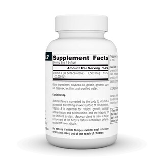 Foto 2 | Betacaroteno De Supplement Source Naturals, 25 000 Ui, 250 G - Venta Internacional.