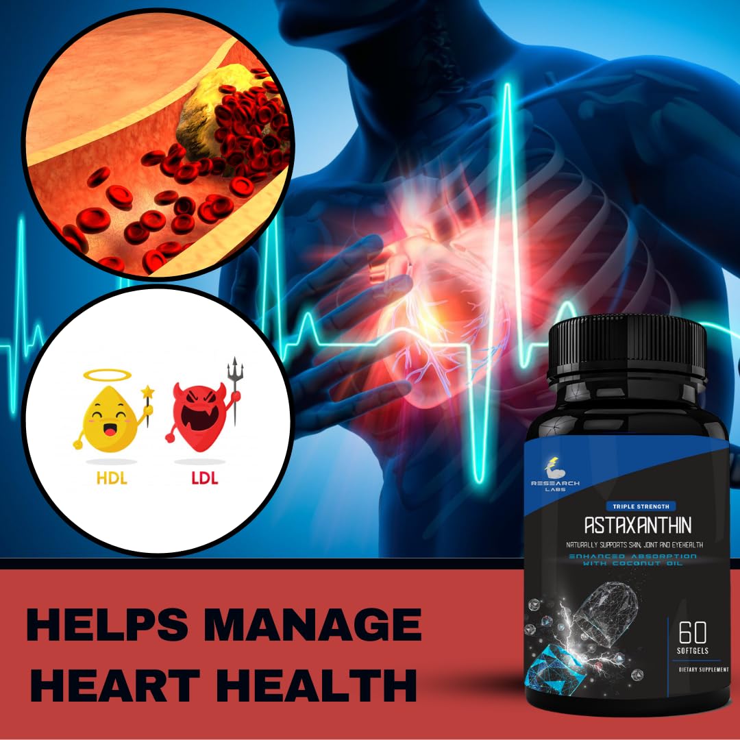 Foto 7 pulgar | Astaxantina Natural De Triple Potencia De Supplement Research Labs - Venta Internacional.