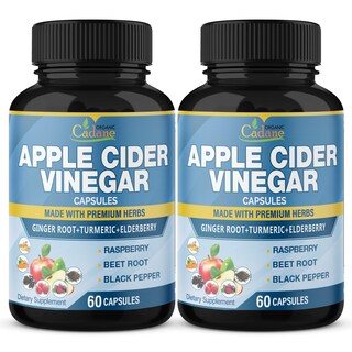 Foto 1 | Suplemento De Cápsulas Orgánicas De Extracto De Vinagre De Sidra De Manzana Cadane - Venta Internacional.