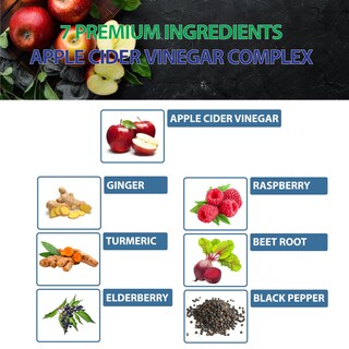 Foto 3 | Suplemento De Cápsulas Orgánicas De Extracto De Vinagre De Sidra De Manzana Cadane - Venta Internacional.